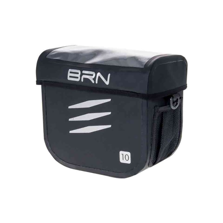 Brn Alaska 10L Black Brn waterproof handlebar bag