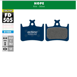 Pastiglie freno Blu GALFER road G1455 SRAM GALFER
