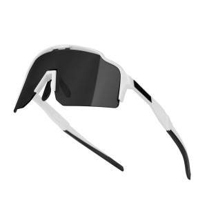 WHITE / BLACK MIRROR LENS FORCE FORCE GLASSES