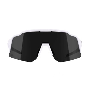 WHITE / BLACK MIRROR LENS FORCE FORCE GLASSES