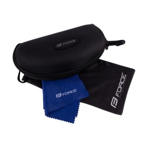 WHITE / BLACK MIRROR LENS FORCE FORCE GLASSES