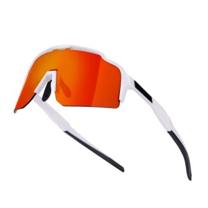 Occhiali Force Strive White/Red Mirror Lens Force