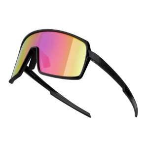 Black / Red Lens Force Zoom Glasses