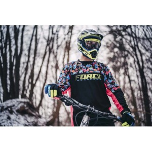 Force Grime Black / Yellow Fluo Clear Lens Force Mask