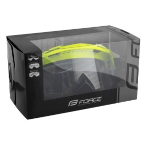 Force Grime Black / Yellow Fluo Clear Lens Force Mask