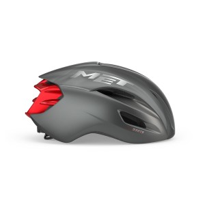 Casco Met Manta Mips - Nero/Rosso Opaco Met