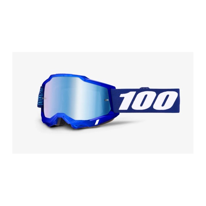 Mask 100% Accui 2 Google 2028 Blue Mirror Lens 100%