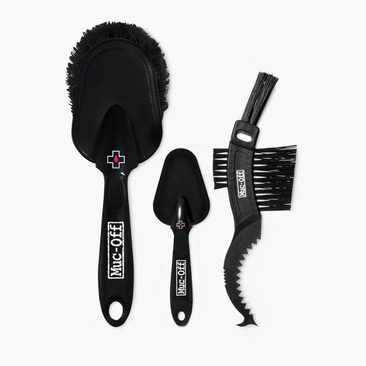 Set of premium muc-off muc-off brushes