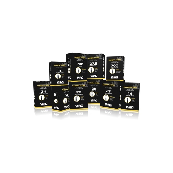 Camera d'aria Wag - 12 X 1.5/1.75 Valvola Italia 30 mm WAG