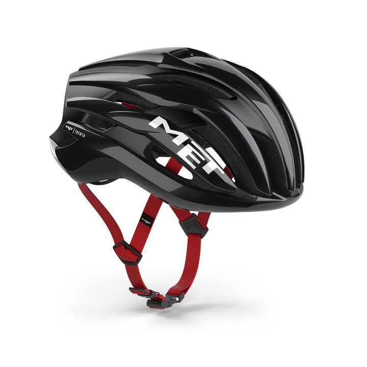 Casco Met Trenta Mips - Nero/Rosso Lucido Met