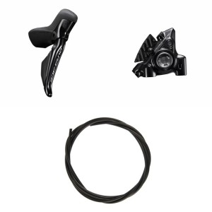 Kit Freno Disco Posteriore Shimano Dura-Ace Di2 ST-R9270 + BR-R9270 con Tubo
