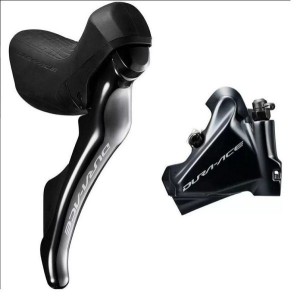 Kit Freno Disco Shimano Ant.-Flat – ST-R9120 + BR-R9170 + Tubo Shimano