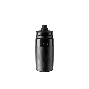 Water bottle Elite Black Fly Tex with gray logo - 550ml. Elite