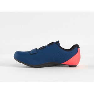Shoes Bontrager Circuit Road Nautical Navy / Radioactive Coral Bontrager