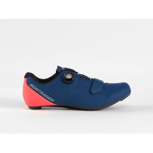 Shoes Bontrager Circuit Road Nautical Navy / Radioactive Coral Bontrager