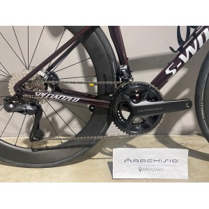 USATO SPECIALIZED TARMAC SL 8 tg 54 Gloss Solidity / Red to Black Pearl / Metallic White Specialized