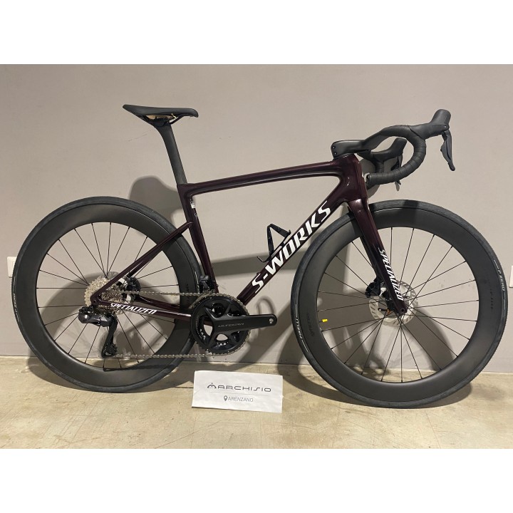 USATO SPECIALIZED TARMAC SL 8 tg 54 Gloss Solidity / Red to Black Pearl / Metallic White Specialized