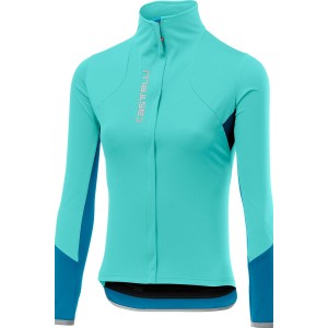 Giacca Castelli donna Trasparente 4W Jersey - Azzurro Tg. M