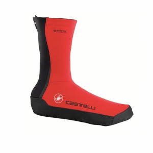 CASTELLI INTENSO UL SHOE COVERS - RED - SIZE M