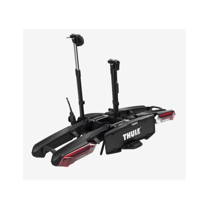 Portabici da gancio traino Thule Epos con Piattaforma per 2 bici pieghevole Thule