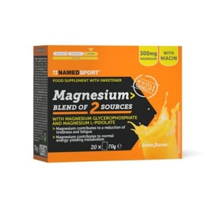 Integratore Magnesio e Niacina NamedSport Magnesium Blend 2 Sources Named