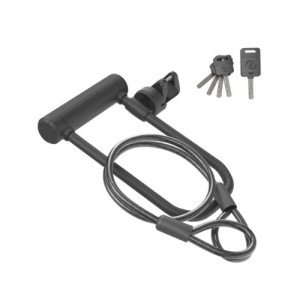 Bike padlock Syncros Warfield U-Lock with cable Syncros