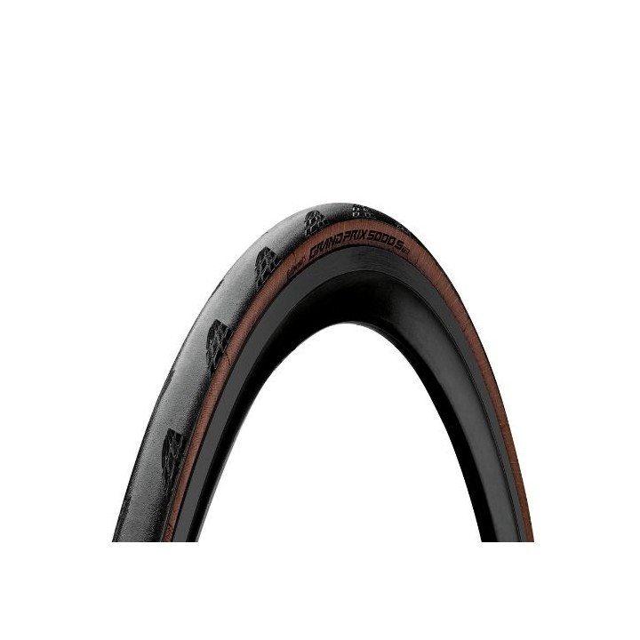 Continental Grand Prix 5000 S TR 700x28C Black/Tan Tubeless Road Tyre