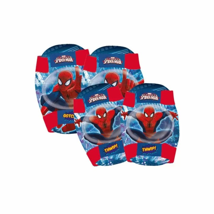 Kit Protezioni Bambino Spiderman Gomitiere Ginocchiere BRN