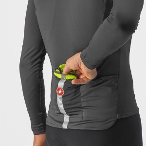 Windproof vest Castelli St. Vest Team - Silver Gray / Dark Gray Castelli