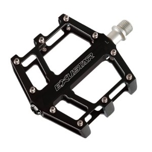 Coppia Pedali Flat Exustar E-PB525 Neri Exustar