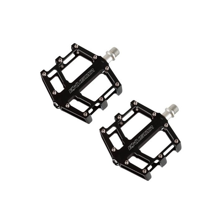Pair of Exustar E-PB525 Black Flat Pedals