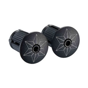 Supacaz Super Sticky Kush Splat Limited White / Neon Yellow Bar Tape with Star Plugz