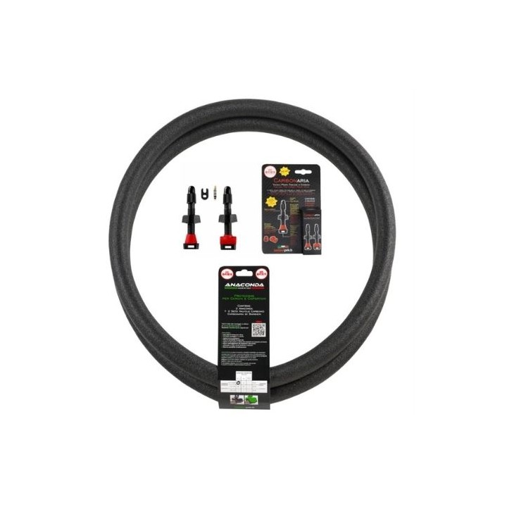 Inserto Mousse Tubeless MTB Barbieri Anaconda 27.5 S/M con Valvole Carbonaria Barbieri