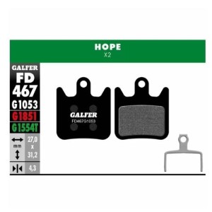 Galfer Standard Brake Pads for Hope X2