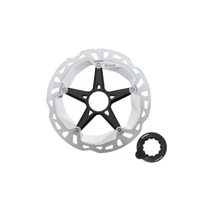Rotore Disco Freno Shimano RT-MT800 203mm Ice Tech FREEZA Center Lock E-Bike Shimano