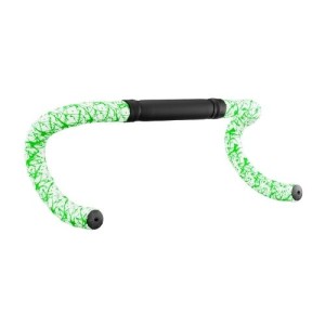 Supacaz Super Sticky Kush Splat Limited Handlebar Tape White / Neon Green