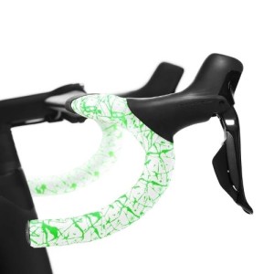 Supacaz Super Sticky Kush Splat Limited Handlebar Tape White / Neon Green