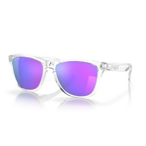 Oakley Frogskins Prizm Violet Polished Clear Sunglasses