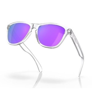 Occhiali Oakley Frogskins Prizm Violet Polished Clear