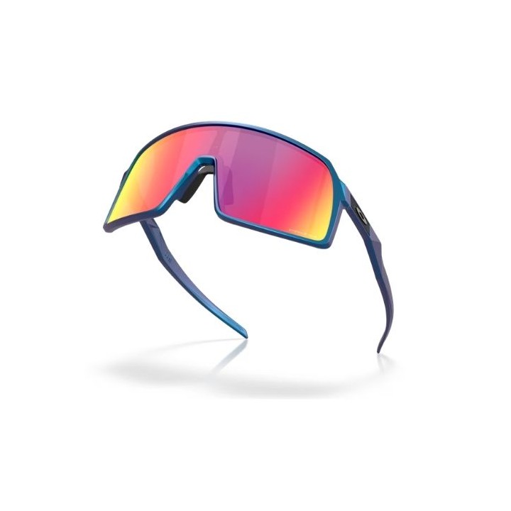 Oakley Sutro Prizm Road Matte Cyan Blue Colorshift Sunglasses