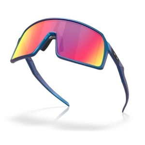 Occhiali Oakley Sutro Prizm Road Matte Cyan Blue Colorshift