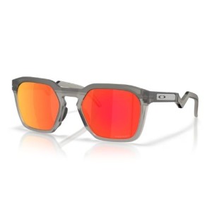 Oakley HSTN SQ Matte Grey Smoke Prizm Ruby Sunglasses
