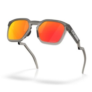 Occhiali Oakley HSTN SQ Matte Grey Smoke Prizm Ruby OAKLEY