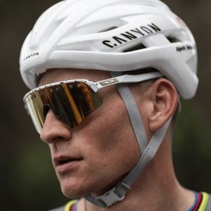 Occhiali Oakley Sutro Lite Sweep MVDP Red Gold Splatter Prizm 24K OAKLEY