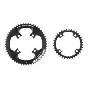 Kit Corone FSA Powerbox SL-K 54/40 Denti BCD 110 ABS 4 Fori 2x12V Nero FSA