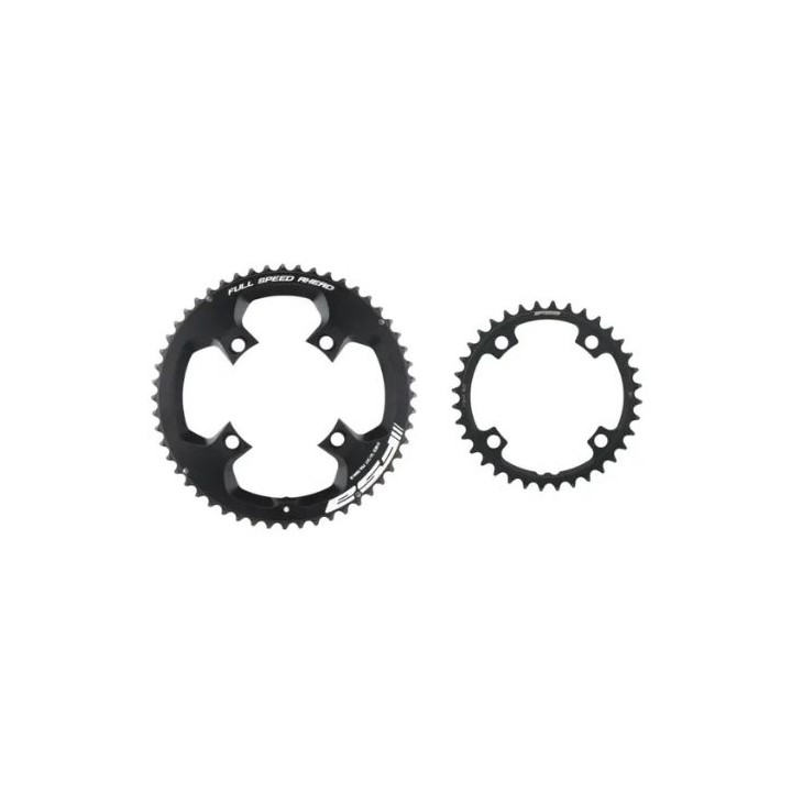 Kit Corone FSA Powerbox SL-K 54/40 Denti BCD 110 ABS 4 Fori 2x12V Nero FSA