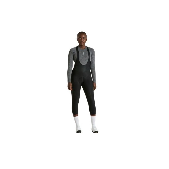 Salopette 3/4 Donna Specialized Adventure Thermal Bib Knicker SWAT Nero Specialized