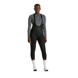 Salopette 3/4 Donna Specialized Adventure Thermal Bib Knicker SWAT Nero