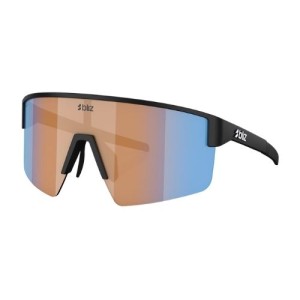 Occhiali Bliz P004 Matte Black Coral Orange Mirror Blue BLIZ