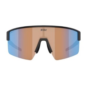 Occhiali Bliz P004 Matte Black Coral Orange Mirror Blue BLIZ